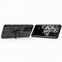 Чехол Armor Ring Holder для Samsung Galaxy S21 Ultra (черный)