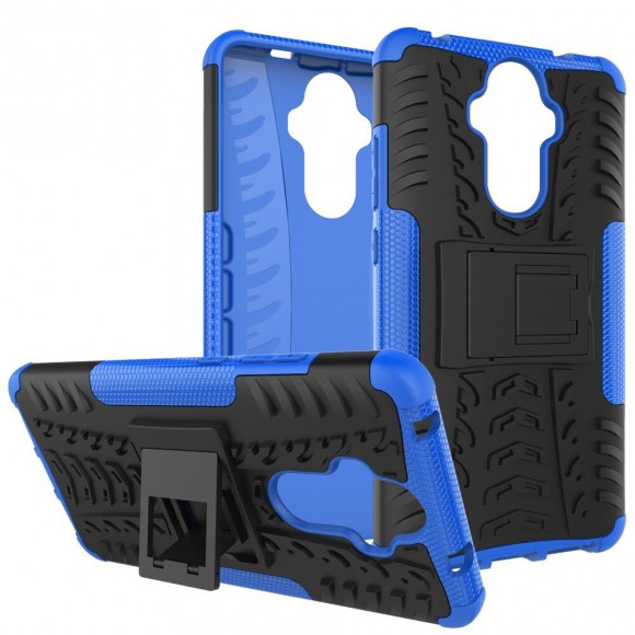 Чехол Hybrid Armor для Huawei Mate 9 (черный + голубой) Чехол Hybrid Armor для Huawei Mate 9 (черный + голубой)