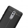 Чехол-накладка Litchi Grain для Huawei Honor 6x 2016 (черный)