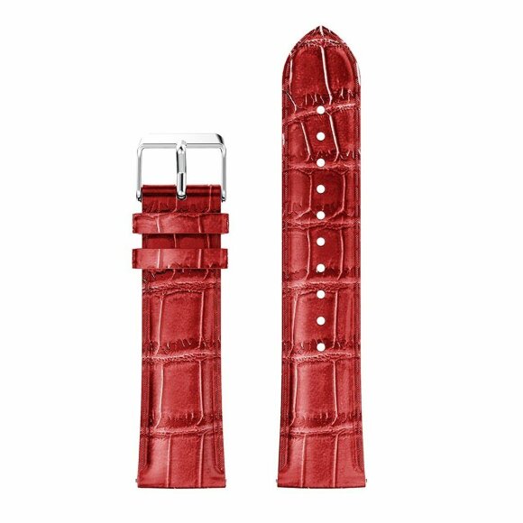 Кожаный ремешок Crocodile Texture для Samsung Gear S3 Frontier / S3 Classic / Galaxy Watch 46мм / Watch 3 (45мм) (красный) Кожаный ремешок Crocodile Texture для Samsung Gear S3 Frontier / S3 Classic / Galaxy Watch 46мм / Watch 3 (45мм) (красный)