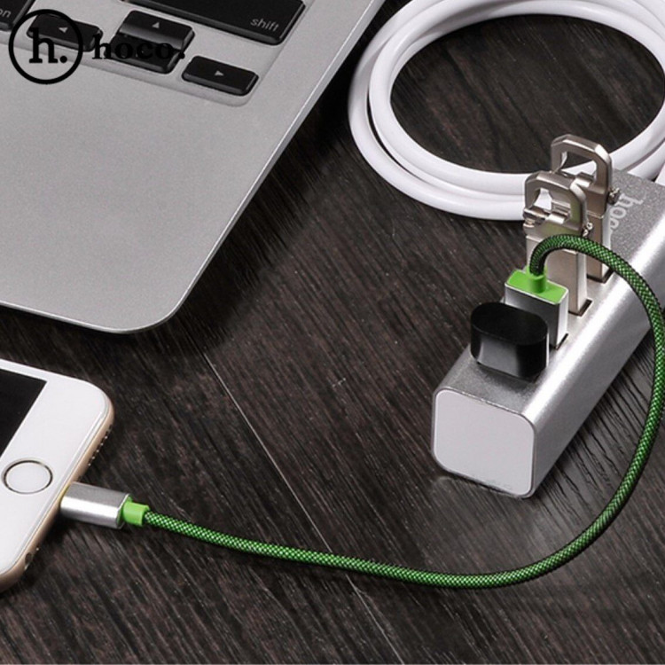 USB-Хаб на 4 порта Hoco HB1 (серый)