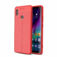 Чехол-накладка Litchi Grain для Huawei Honor Note 10 (красный)