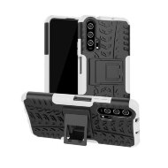 Чехол Hybrid Armor для Huawei nova 5T / Honor 20 Pro / Honor 20 (черный + белый)