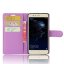 Чехол с визитницей для Huawei P10 Lite (фиолетовый)