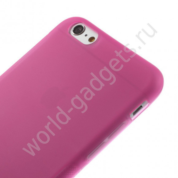 Нескользящий чехол для iPhone 6 Plus (розовый)