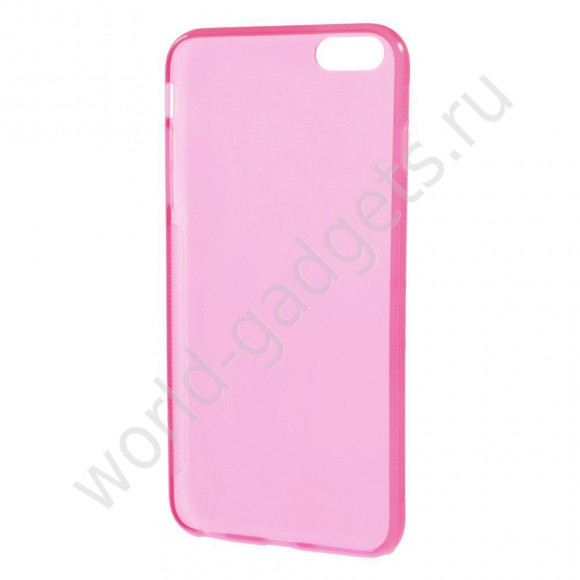 Нескользящий чехол для iPhone 6 Plus (розовый)
