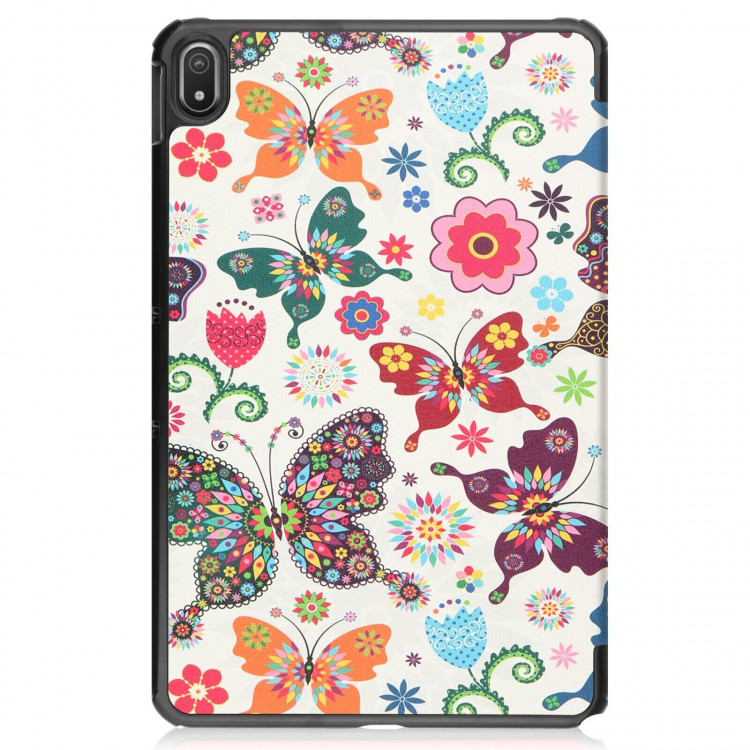 Чехол Smart Case для Nokia T20 (Butterfly and Flower)