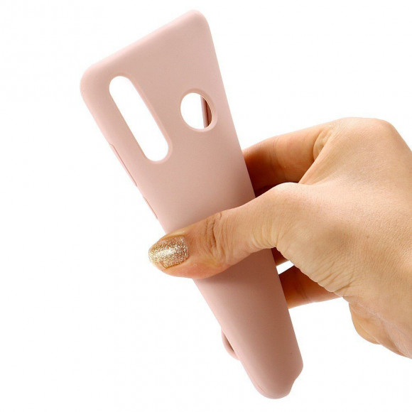 Силиконовый чехол Mobile Shell для Huawei P Smart Z / Honor 9X (STK-LX1) (розовый)