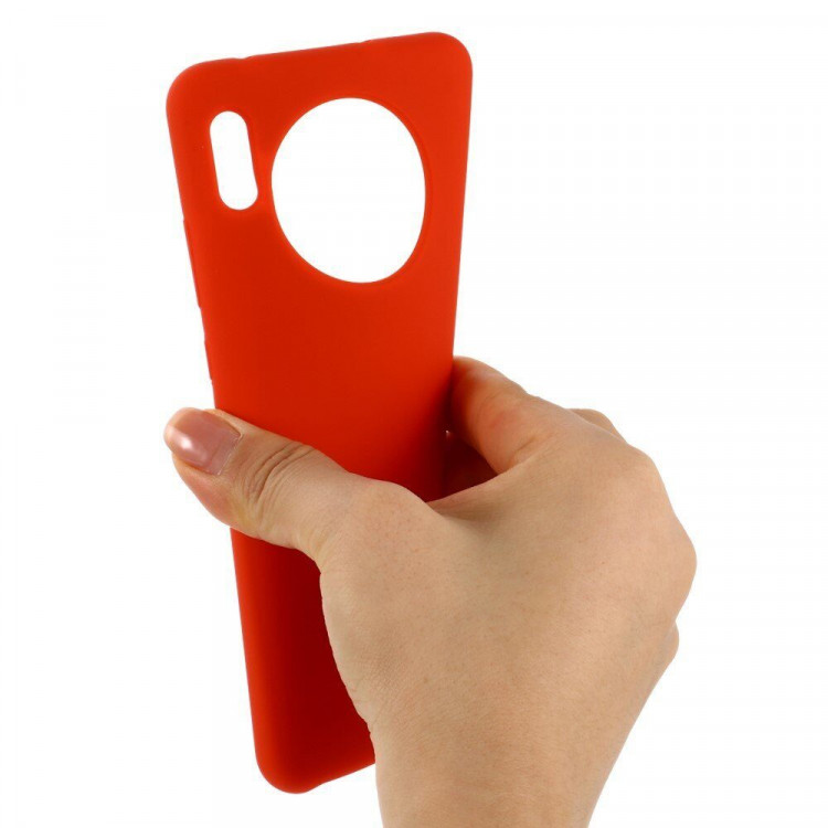 Силиконовый чехол Mobile Shell для Huawei Mate 30 (красный)