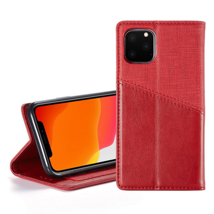 Чехол с защитой RFID для iPhone 11 Pro (красный)