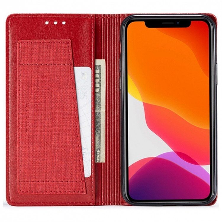 Чехол с защитой RFID для iPhone 11 Pro (красный)