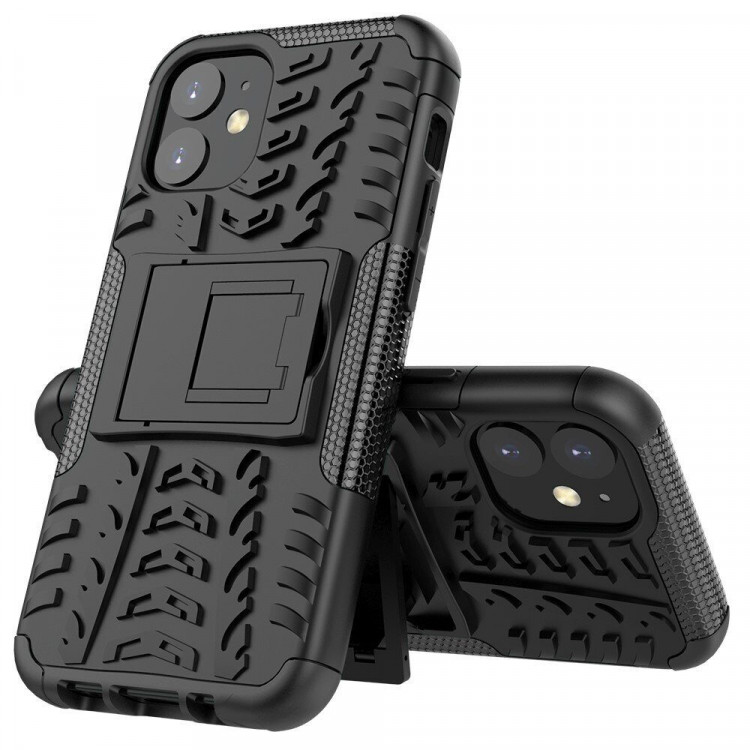 Чехол Hybrid Armor для iPhone 12 mini (черный)