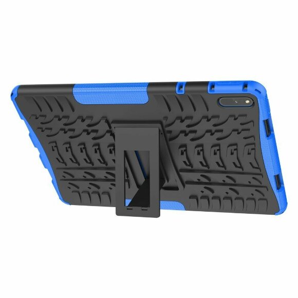 Чехол Hybrid Armor для HUAWEI MatePad 11 / MatePad C7 (черный + голубой) Чехол Hybrid Armor для HUAWEI MatePad 11 / MatePad C7 (черный + голубой)