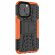 Чехол Hybrid Armor для iPhone 13 Pro (черный + оранжевый)