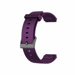 Силиконовый ремешок для часов 18мм (темно-фиолетовый)