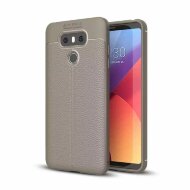 Чехол-накладка Litchi Grain для LG G6 (серый) Чехол-накладка Litchi Grain для LG G6 (серый)