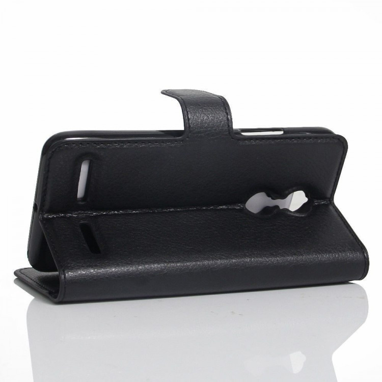 Чехол с визитницей для Lenovo K6 Note (черный)