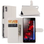 Чехол с визитницей для Lenovo Vibe Shot (белый) Чехол с визитницей для Lenovo Vibe Shot (белый)