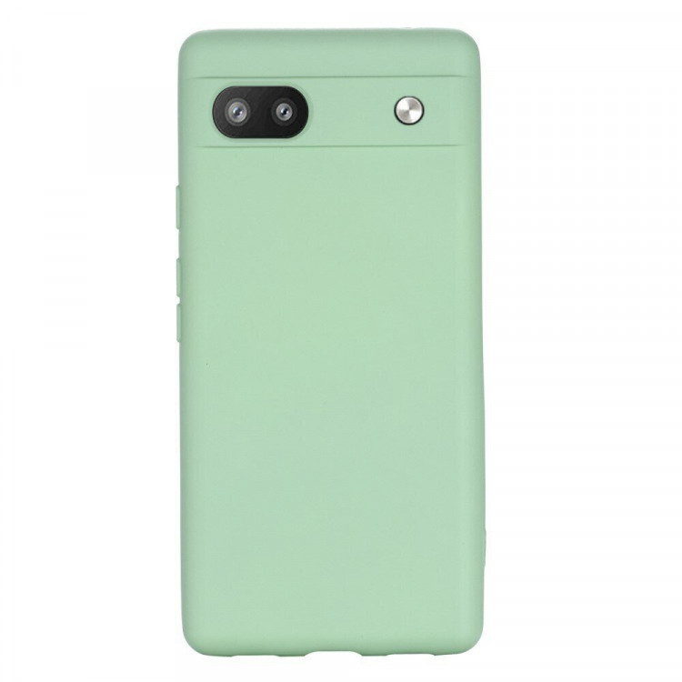Силиконовый чехол Mobile Shell для Google Pixel 6a (зеленый)