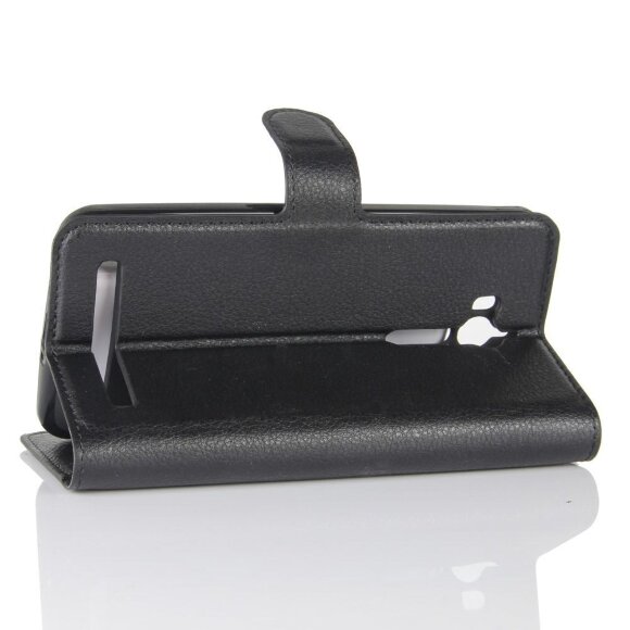 Чехол с визитницей для ASUS ZenFone Go ZB552KL  (черный)