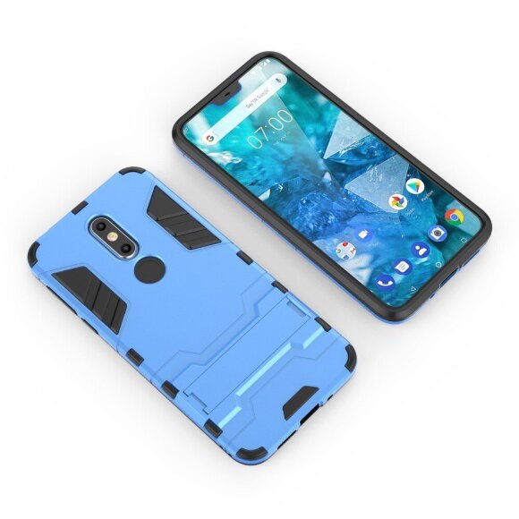 Чехол Duty Armor для Nokia 7.1 (голубой) Чехол Duty Armor для Nokia 7.1 (голубой)