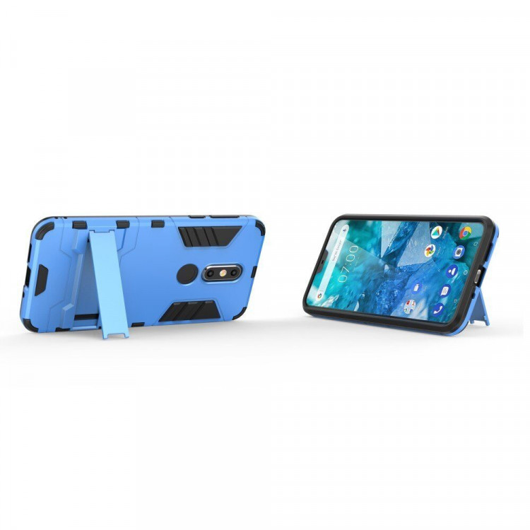 Чехол Duty Armor для Nokia 7.1 (голубой)