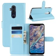 Чехол для Nokia 8.1 (голубой) Чехол для Nokia 8.1 (голубой)