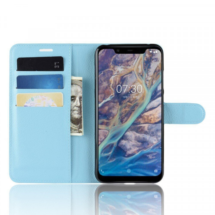 Чехол для Nokia 8.1 (голубой)