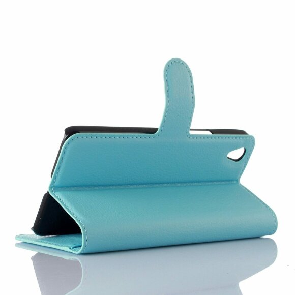 Чехол с визитницей для OnePlus X (голубой) Чехол с визитницей для OnePlus X (голубой)