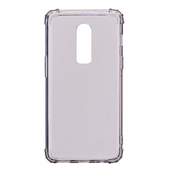 Силиконовый чехол с усиленными бортиками для OnePlus 6 (черный)