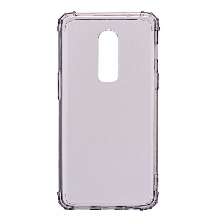 Силиконовый чехол с усиленными бортиками для OnePlus 6 (черный)