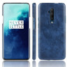 Кожаная накладка-чехол для OnePlus 7T Pro (синий)