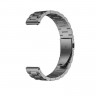 Стальной браслет для Huawei Watch Fit Mini и часов с креплением 16мм (серый)
