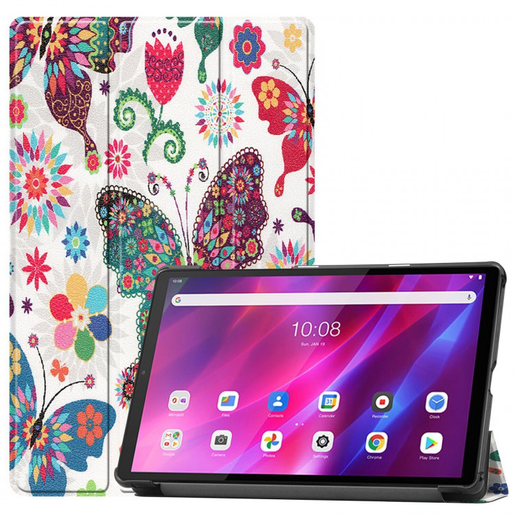 Чехол Smart Case для Lenovo Tab K10 TB-X6C6 - 10,3 дюймов (Butterflies)