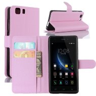 Чехол с визитницей для DOOGEE X5 / X5 Pro (розовый) Чехол с визитницей для DOOGEE X5 / X5 Pro (розовый)