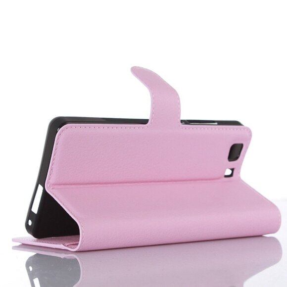 Чехол с визитницей для DOOGEE X5 / X5 Pro (розовый)