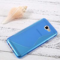 Нескользящий чехол для Samsung Galaxy J7 Prime SM-G610F/DS (голубой) (On7 2016 SM-G6100)