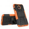 Чехол Hybrid Armor для Samsung Galaxy J3 2017 (черный + оранжевый)