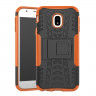 Чехол Hybrid Armor для Samsung Galaxy J3 2017 (черный + оранжевый)