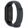 Силиконовый ремешок для Xiaomi Mi Smart Band 8, Xiaomi Mi Band 8 (серый)