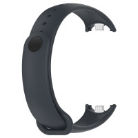 Силиконовый ремешок для Xiaomi Mi Smart Band 8, Xiaomi Mi Band 8 (серый)