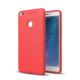 Чехол-накладка Litchi Grain для Xiaomi Mi Max 2 (красный)