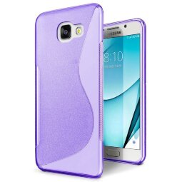 Нескользящий чехол для Samsung Galaxy A3 (2017) SM-A320F (фиолетовый)