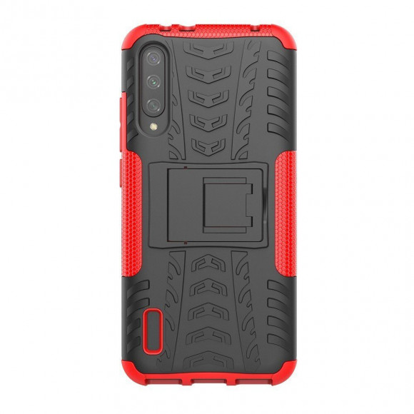Чехол Hybrid Armor для Xiaomi Mi CC9e / Xiaomi Mi A3 (черный + красный) Чехол Hybrid Armor для Xiaomi Mi CC9e / Xiaomi Mi A3 (черный + красный)