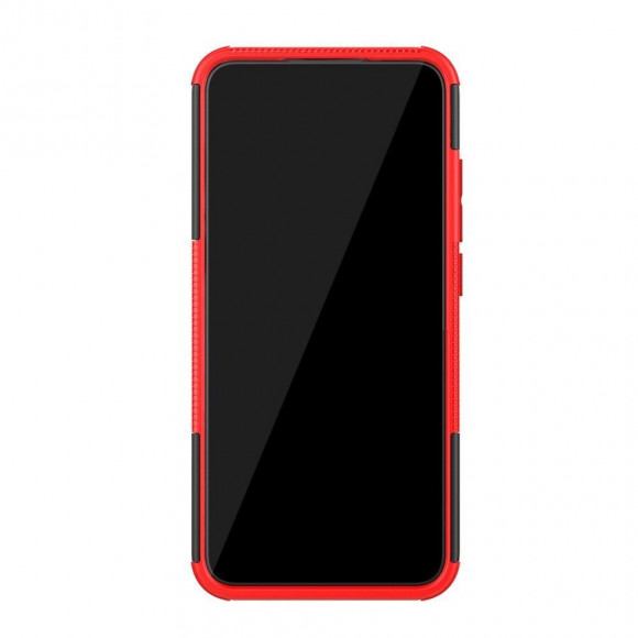 Чехол Hybrid Armor для Xiaomi Mi CC9e / Xiaomi Mi A3 (черный + красный) Чехол Hybrid Armor для Xiaomi Mi CC9e / Xiaomi Mi A3 (черный + красный)