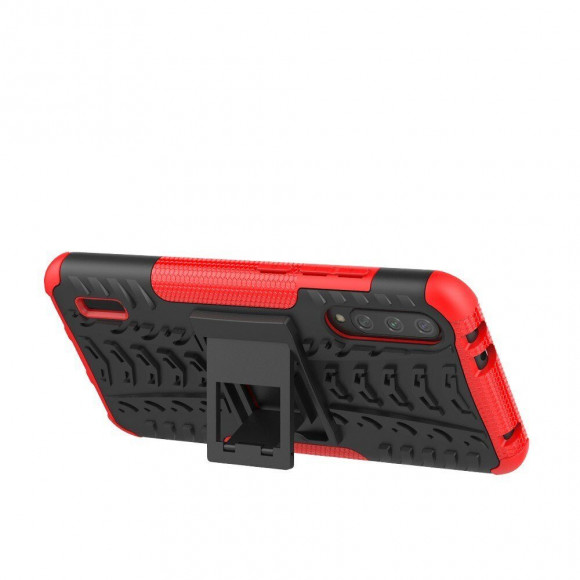 Чехол Hybrid Armor для Xiaomi Mi CC9e / Xiaomi Mi A3 (черный + красный) Чехол Hybrid Armor для Xiaomi Mi CC9e / Xiaomi Mi A3 (черный + красный)