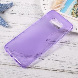 Нескользящий чехол для Samsung Galaxy S8+ (фиолетовый)