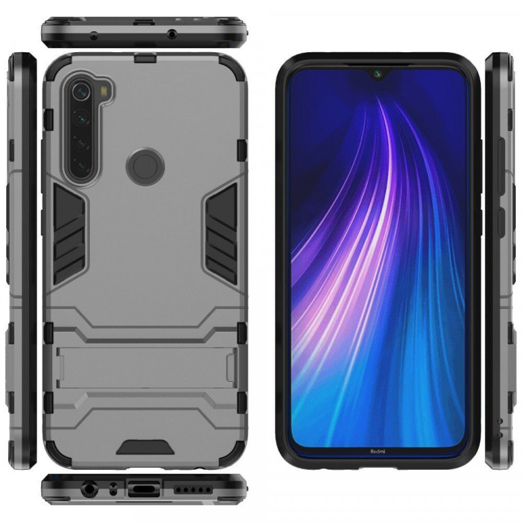 Чехол Duty Armor для Xiaomi Redmi Note 8 (серый)