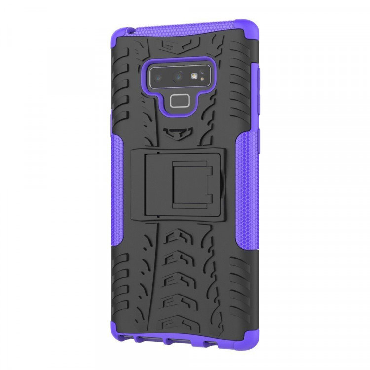 Чехол Hybrid Armor для Samsung Galaxy Note 9 (черный + фиолетовый)