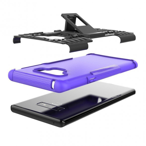 Чехол Hybrid Armor для Samsung Galaxy Note 9 (черный + фиолетовый) Чехол Hybrid Armor для Samsung Galaxy Note 9 (черный + фиолетовый)